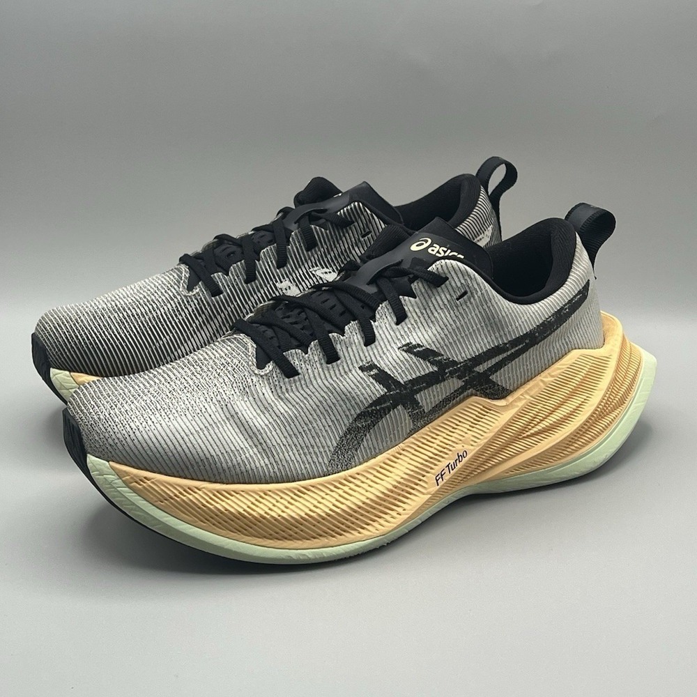 Asics Superblast FF Turbo Black Yellow Runner - Men's Size 6.5 Women's Size 8 - Picture 2 of 8